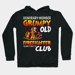 Honorary Member Grumpy Old Firefighter Cub T-shirt Hoodie